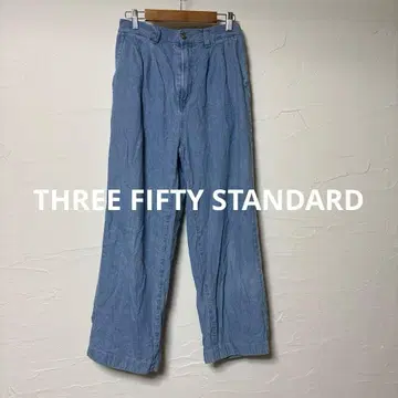 THREE FIFTY STANDARD 와이드 팬츠/블루