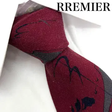 [ 새상품급 ] RREMIER 필기 네이비 타이 남성용 빈티지 구제 의류