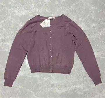 택 포함 새상품 MISCH MASCH 비쥬 가디건 라벤더 38