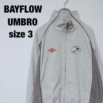 BAYFLOW UMBRO 트랙 자켓 나일론 자켓 size 3