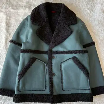 새상품급 러브리스 무스탕 보아 시어링 자켓 가죽 보머 현행 모델