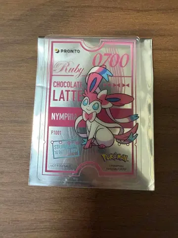 PRONTO 프로 포켓몬 오리지널 클리어 카드 니피아
