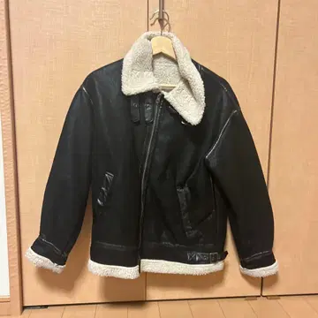 select MOCA 블랙 싱글 라이더 자켓 보아 안감