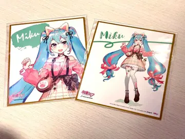 하츠네 미쿠 난자타운 콜라보 색지 컴프 세트 귀중