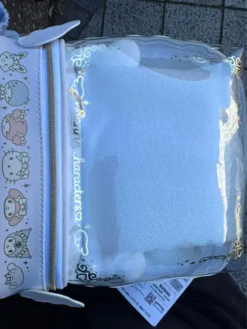 산리오 엔조이 아이돌 시리즈 순백 천사 봉제 인형 숄더백