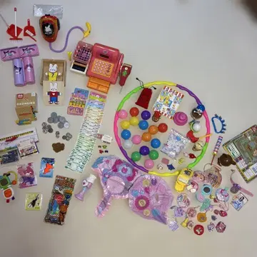 다양한 완구 세트