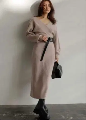 FRAYI.D 프레이아 카슈쿨 니트 원피스