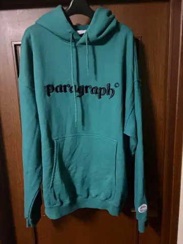 패러그래프 스트릿 풀오버 후드티 한국 프리 사이즈 그린