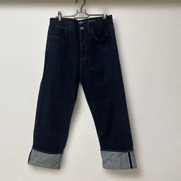 COS 스트레이트 턴업 데님 앵클 기장 사이즈 28