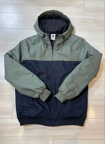 ELEMENT 나일론 자켓 XL 올리브 그린/네이비