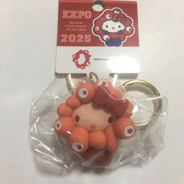 신오사카 한정판! 먀쿠먀쿠 산리오 최애 컬러 키티 키링 키티