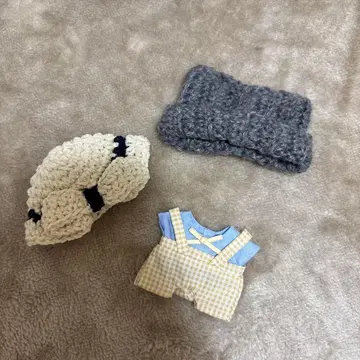 핸드메이드 봉제 인형  의류 10cm