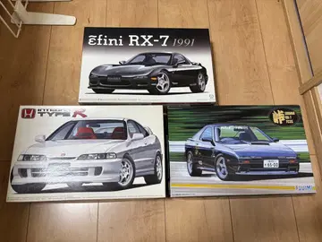 미조립 프라모델 3대 세트 아오시마 후지미 FD FC RX-7 인테그라