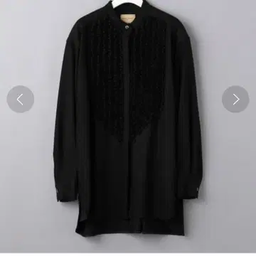 유나이티드 애로우즈 스탠드 프릴 블라우스 셔츠