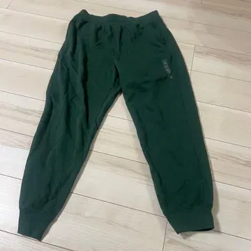 유니클로 UNIQLO 스웨트 팬츠 다크 그린