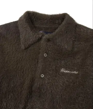 [ thisisneverthat ] SCT-Logo Shaggy 니트