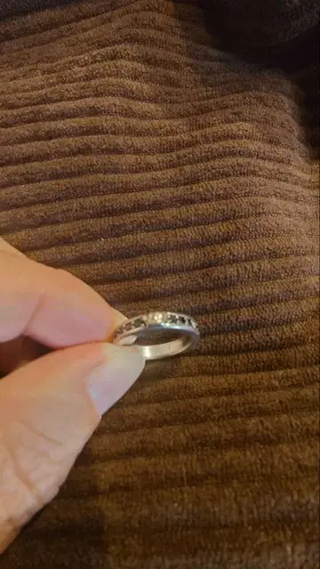 Justin Davis 저스틴 데이비스 실버 다이아몬드풍 반지