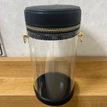 유자와야 봉제 인형용 원통형 인형 파우치 블랙 활