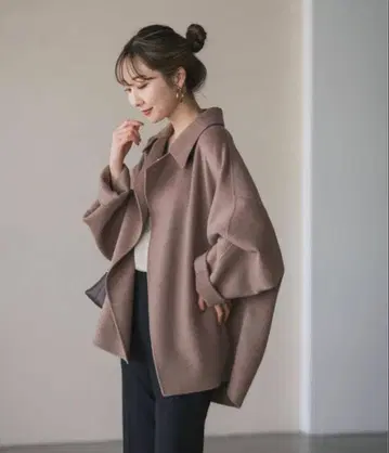 [ 새상품 ] NOBLE Super160s 리버 돌먼 숏코트