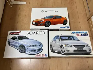 미조립 프라모델 3대 세트 아오시마 후지미 도요타 86 소아라 알테자