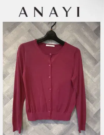 ANAYI 핑크 가디건 사이즈 38 아나이