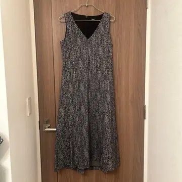 띠어리 tweed 롱 기장 점프 스커트