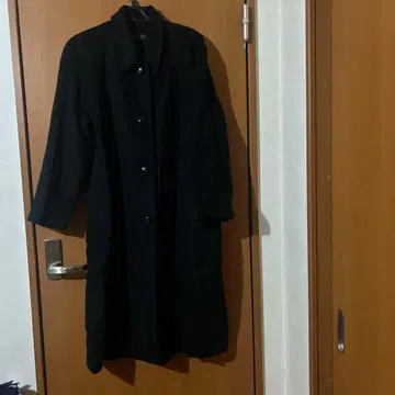 COMODO CASHMERE 블랙 롱 코트 캐시미어 100%