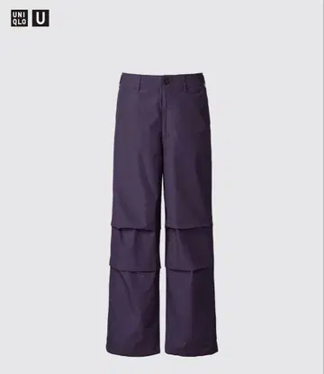 미사용 & 덤 팬츠 + 1 [ UNIQLOU ] 와이드 핏 파라슈트 팬츠