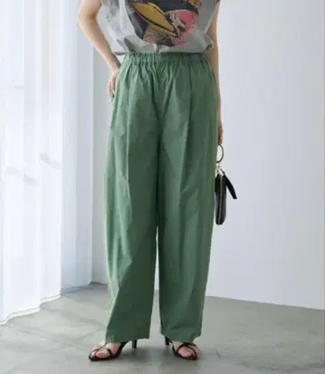 pual ce cin/고밀도 코쿤 팬츠 그린