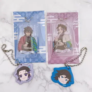 토미오카 기유 코쵸우 시노부 아크릴 키링 세트