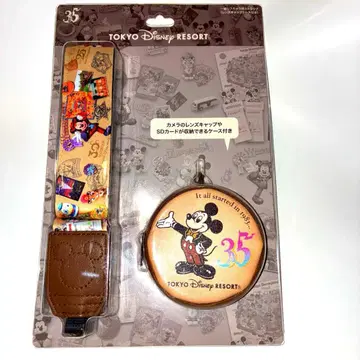 DSLR 카메라 스트랩 도쿄 디즈니 리조트 35주년 기념 스트랩