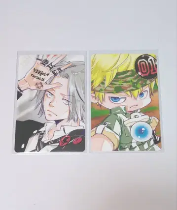 아마노 아키라 전시회 특전 셀카 2점