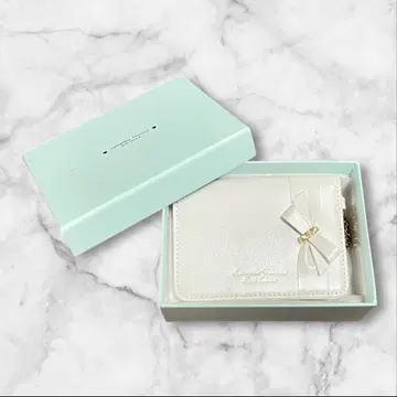 사만다 타바사 쁘띠 초이스 패스 케이스 리본 화이트 체인 포함