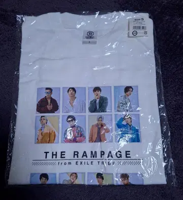 [ 미개봉 새상품 ] THE RAMPAGE 사진T셔츠 S사이즈