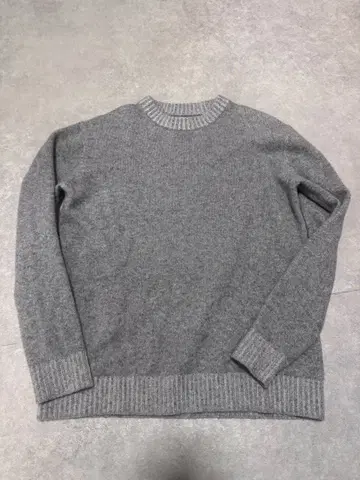 RHC 론 헤르만 캐시미어 100% 크루넥 니트 그레이 M