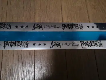 LiSA 은색 테이프 PATCH WALK 파랑 3개 세트