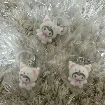 메지루시 액세서리 복슬복슬 스노우 쿠로미 3개 세트