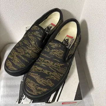 VANS skate slip-on tiger camo greenblack