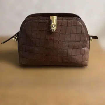 SAZABY 숄더백 다크 브라운