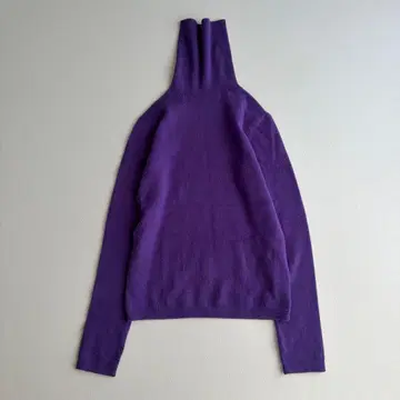 띠어리 캐시미어 100% 터틀넥 니트 퍼플 풀오버