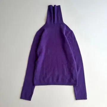띠어리 캐시미어 100% 터틀넥 니트 퍼플 풀오버