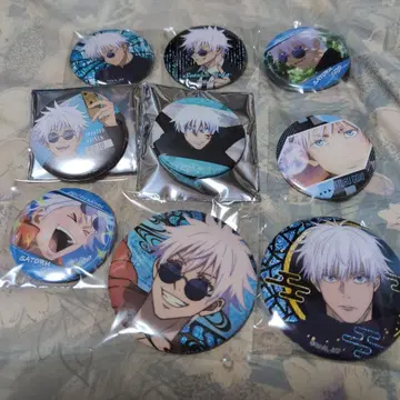 주술회전 고죠 사토루 캔뱃지 묶음 판매