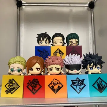 주술회전 히카케 피규어 8개 세트