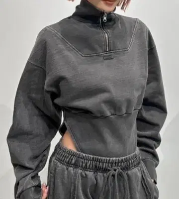 BLONDEY 피그먼트 바디수트 상하의 세트