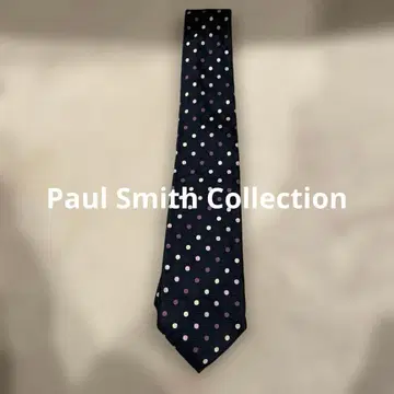 폴 스미스 컬렉션 도트 무늬 넥타이 네이비