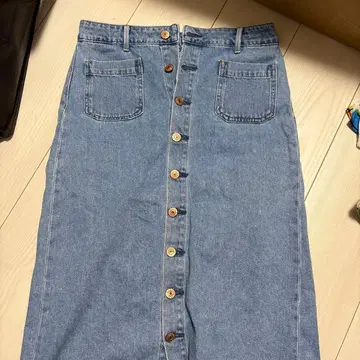 AMERICAN EAGLE 데님 롱 스커트