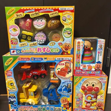 호빵맨 완구 4점 세트