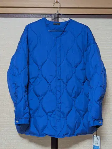 파란 퀼팅 자켓 사이즈 9호