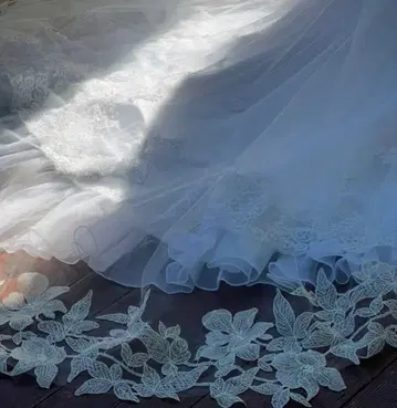 트리트 드레싱 웨딩 베일 80 x 250