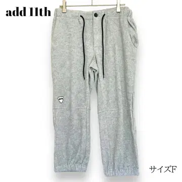 add 11th 맨투맨 7부 기장 밴딩 심플 포켓 홈웨어